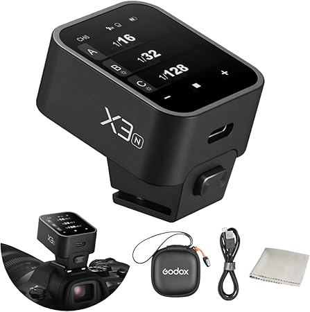 Godox X3N X3 N X3-N ๐ง๐ผ๐๐ฐ๐ต๐๐ฐ๐ฟ๐ฒ๐ฒ๐ป TTL Wireless Flash Trigger for Nikon Camera, with TCM Conversion 2.4G 1/8000s HSS,Built-in 3.7V 850mAh Li-Ion Battery (X2T-N,XPro-N,XProII-N,Upgrade Version) Godox X3N X3 N X3-N ๐ง๐ผ๐๐ฐ๐ต๐๐ฐ๐ฟ๐ฒ๐ฒ๐ป TTL Wireless Flash Trigger for Nikon Camera, with TCM Conversion 2.4G 1/8000s HSS,Built-in 3.7V 850mAh Li-Ion Battery (X2T-N,XPro-N,XProII-N,Upgrade Version)